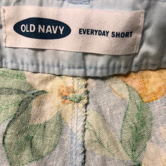 Old Navy • Blue Orange Tropical Shorts - Picture 2 of 9